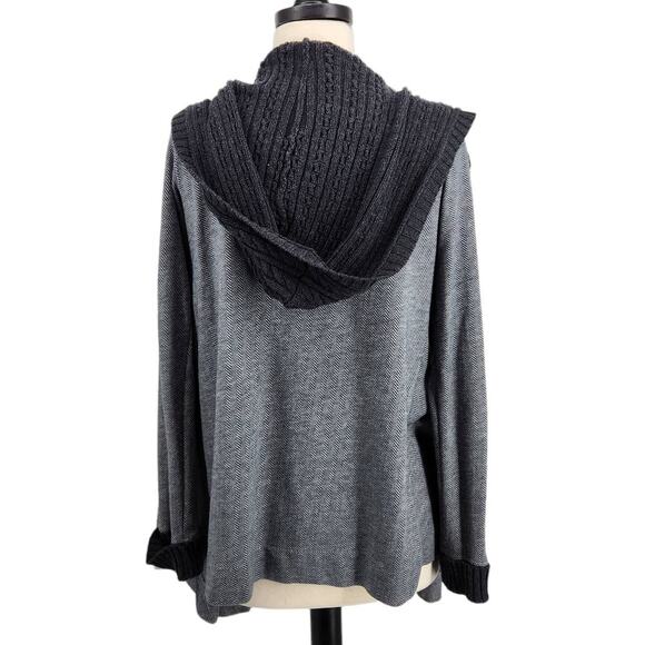 Vanessa Virginia Mixed Herringbone Cardigan - Picture 5 of 7